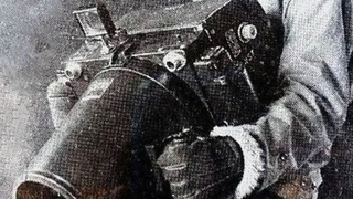 Esto no es un cañón de mano, es la cámara utilizada para fotos aéreas en la Segunda Guerra Mundial
